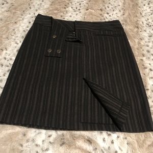 Pinstripe junior penci skirt
